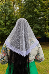 Grace White Lace Veil | Velo Gracia Blanco