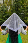 Grace White Lace Veil | Velo Gracia Blanco