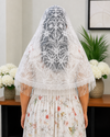 Embroidery Mesh Lace Veil