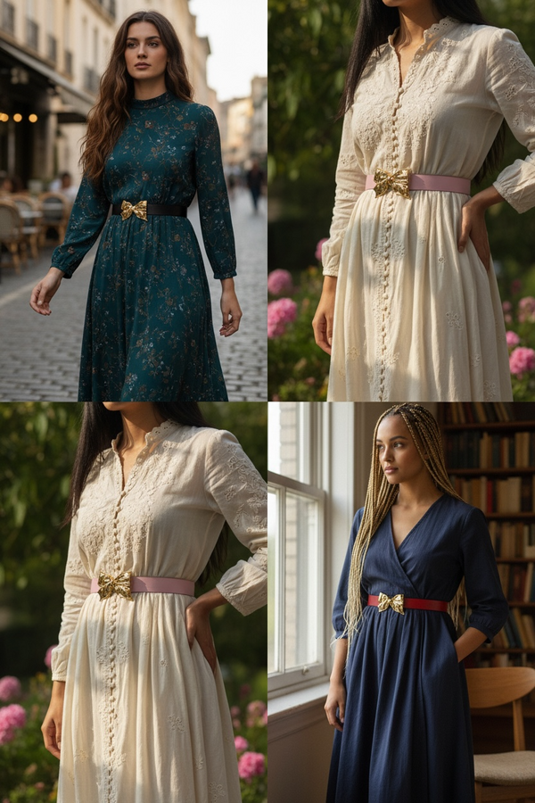 Royal Bloom Bow Belt