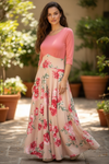 Pink Bloom maxi dress