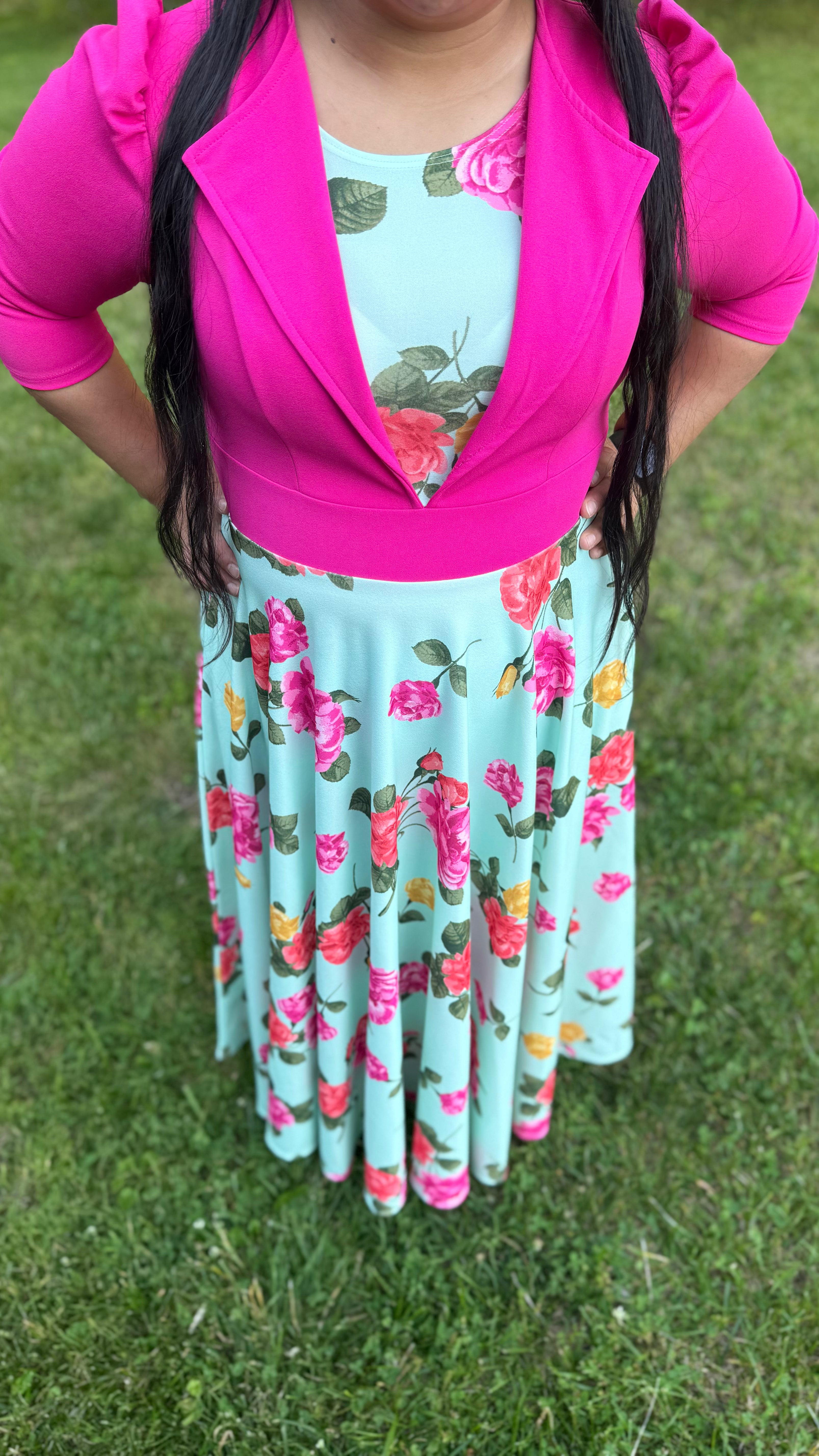 Amelia Floral Maxi Dress
