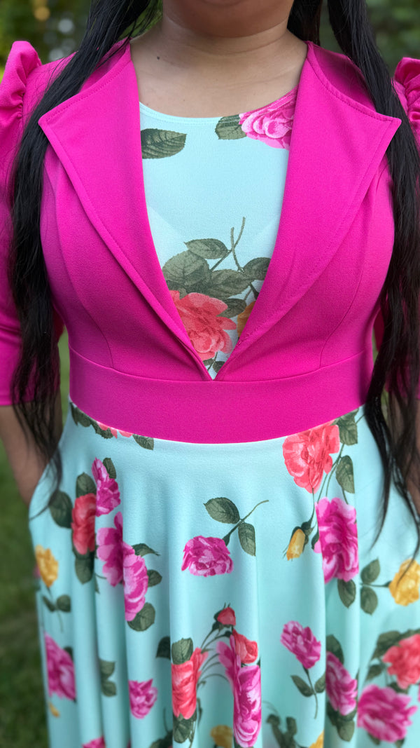 Amelia Floral Maxi Dress