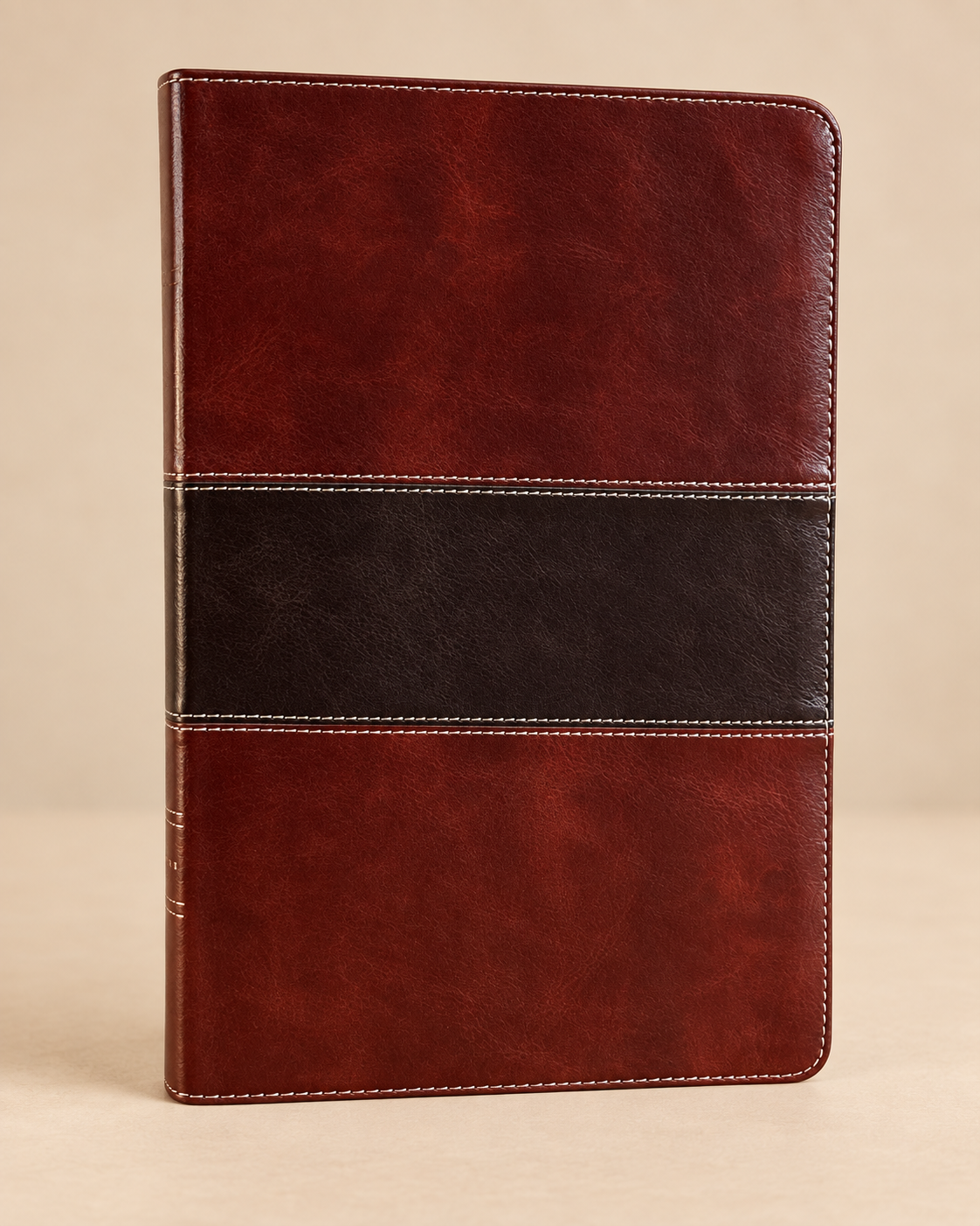 Biblia del Pescador letra grande RVR1960 en caoba y café