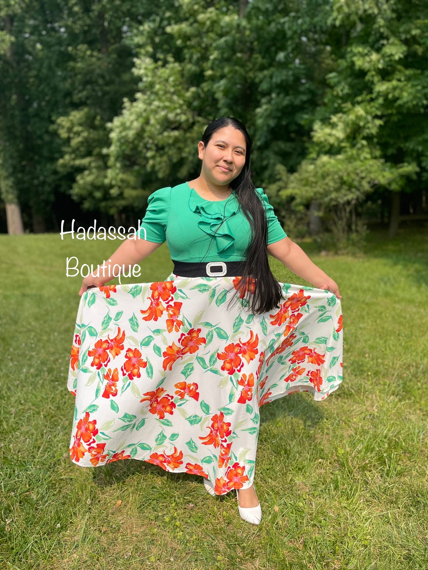 Turquoise maxi dress